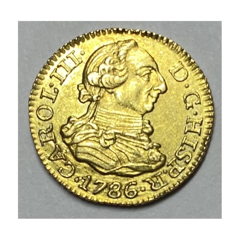 1/2 ESCUDO CARLOS III 1786 MADRID