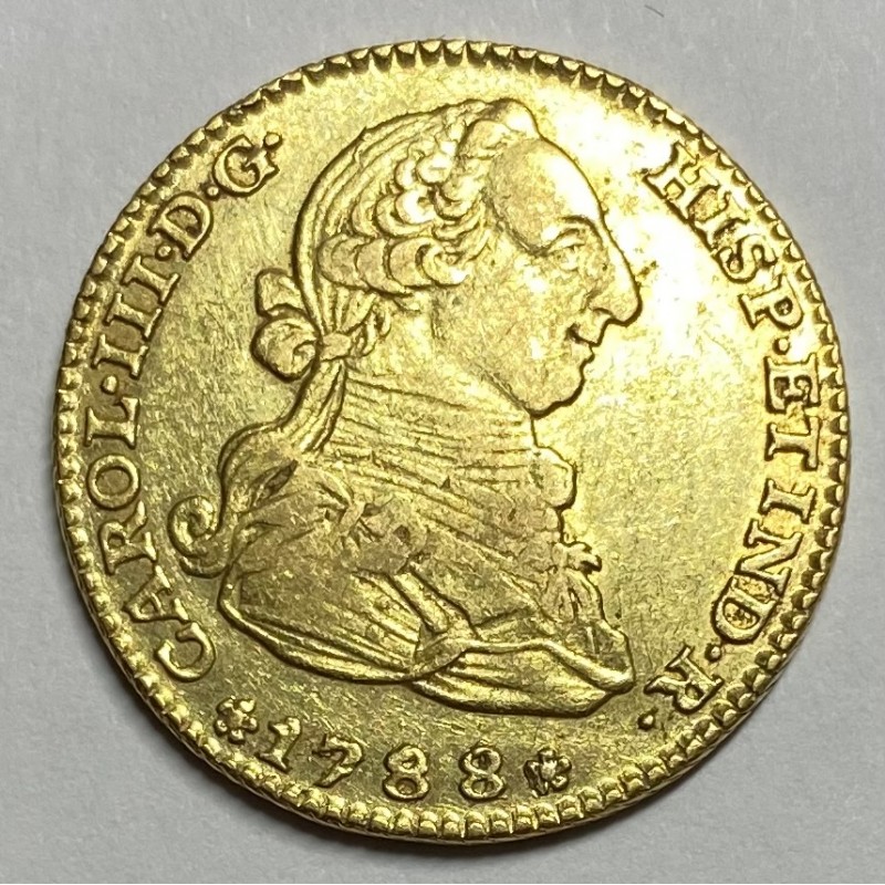 2 ESCUDOS CARLOS III 1788 MADRID