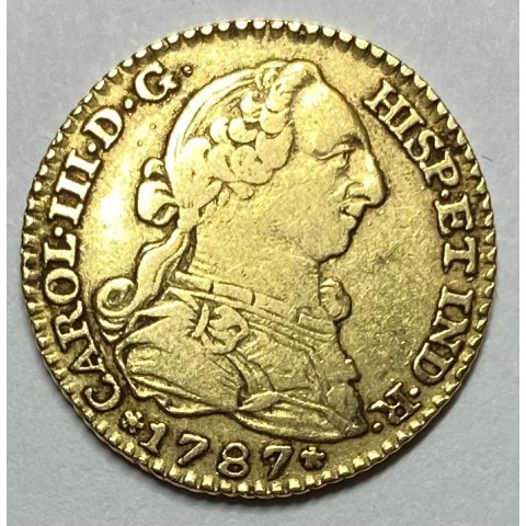 1 ESCUDO CARLOS III 1787 MADRID