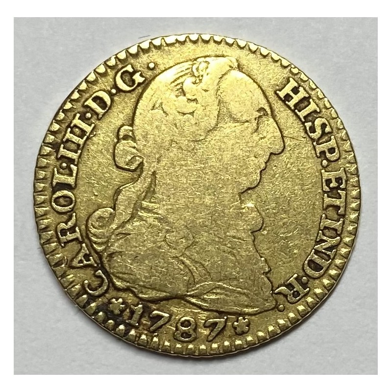 1 ESCUDO CARLOS III 1787 MADRID