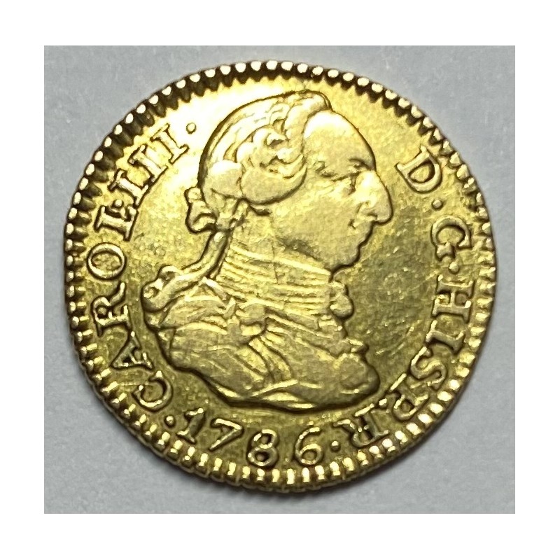 1/2 ESCUDO CARLOS III 1786 MADRID