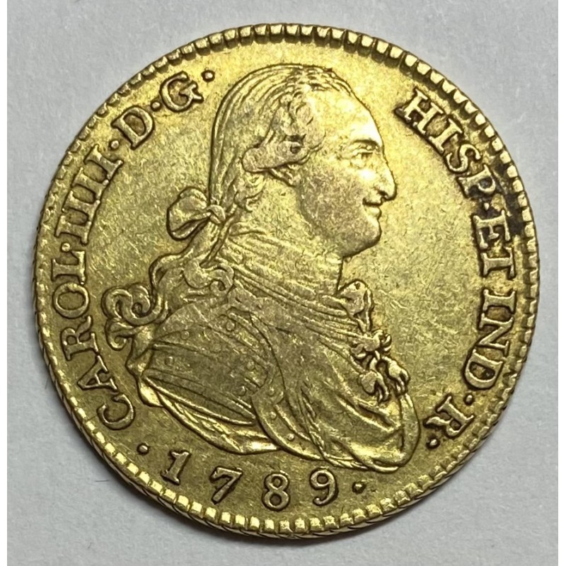 2 ESCUDOS CARLOS IV 1789 MADRID