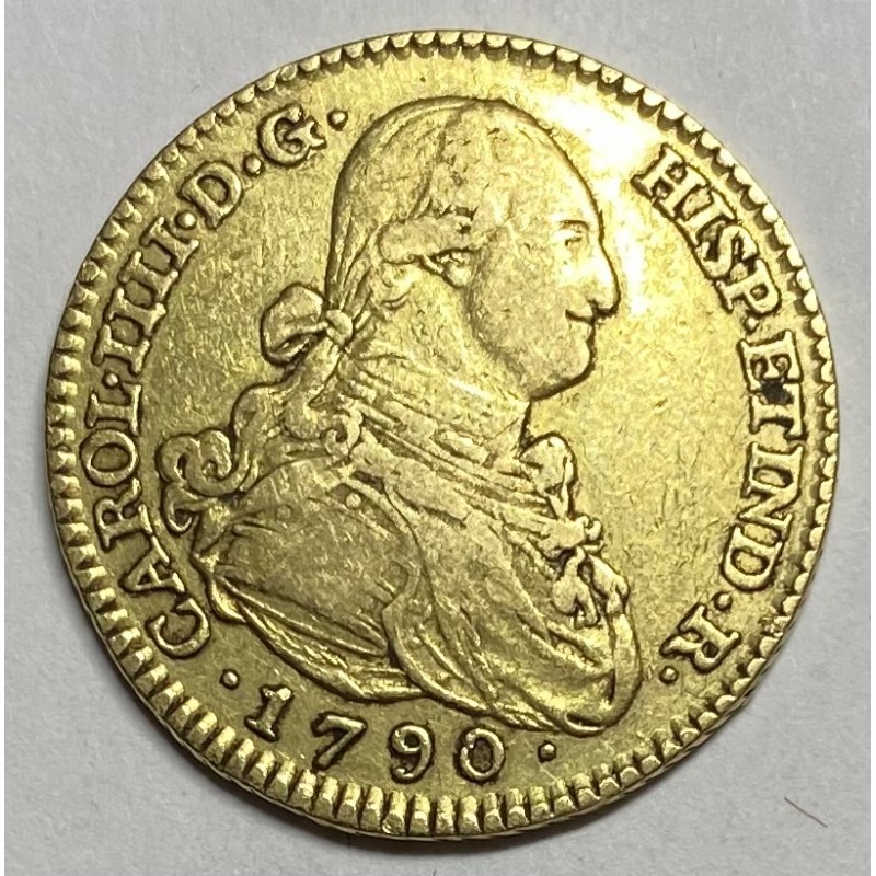 2 ESCUDOS CARLOS IV 1790 MADRID