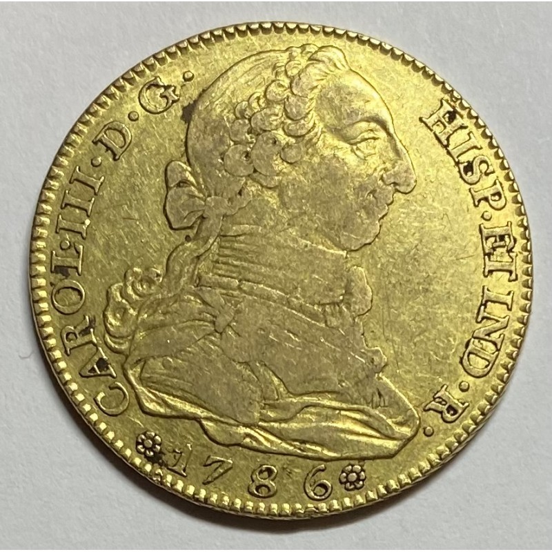 4 ESCUDOS CARLOS III 1786 MADRID