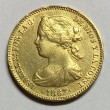 10 ESCUDOS ISABEL II 1867 MADRID