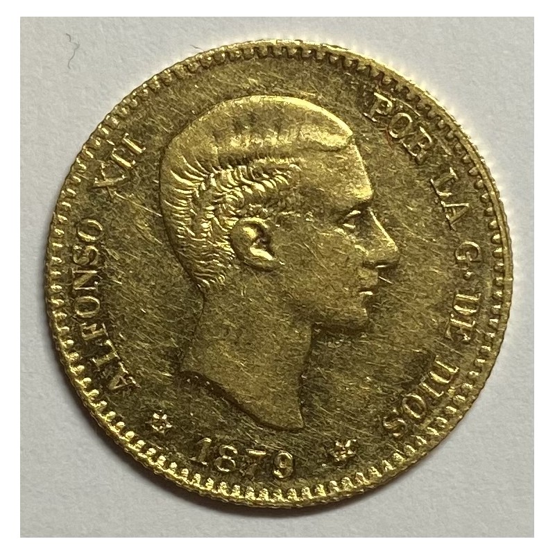 10 PTS ALFONSO XII 1879 (MUY RARA)