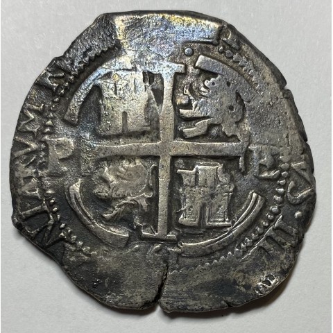 8 REALES FELIPE IV 1661 POTOSÍ