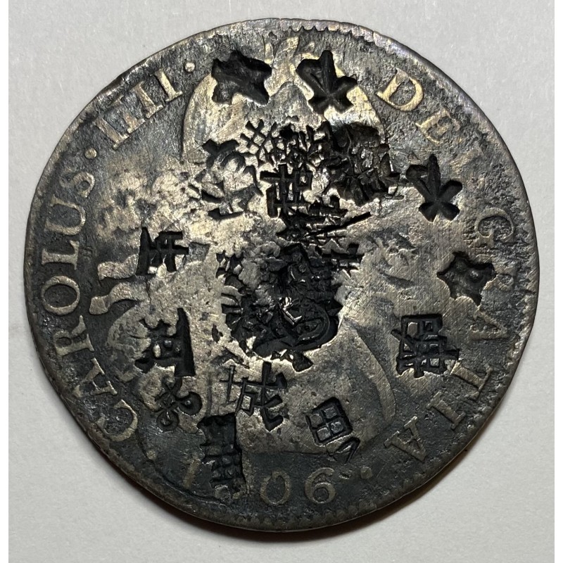 8 REALES CARLOS IV 1806 MÉJICO