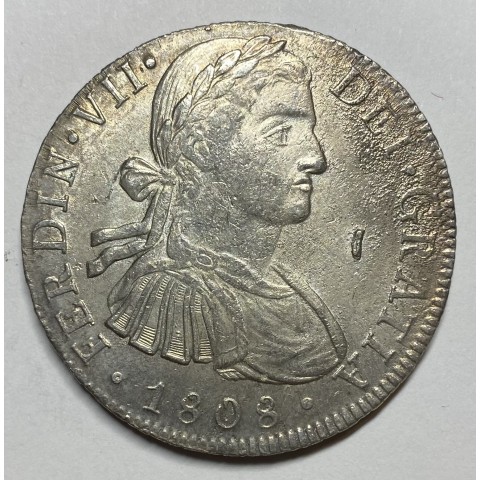 8 REALES FERNANDO VII 1808 MÉJICO