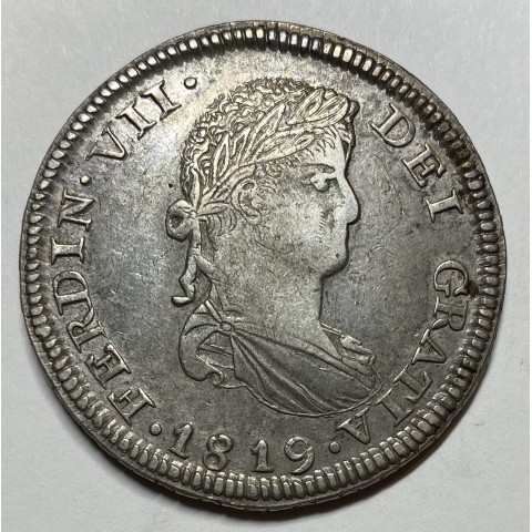 8 REALES FERNANDO VII 1819 ZACATECAS