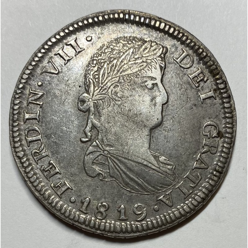 8 REALES FERNANDO VII 1819 ZACATECAS