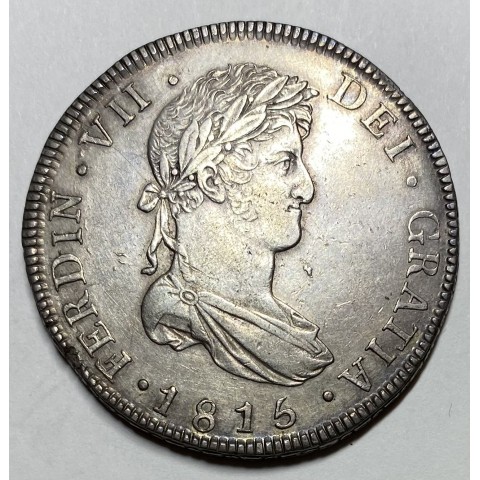 8 REALES FERNANDO VII 1815 GUATEMALA