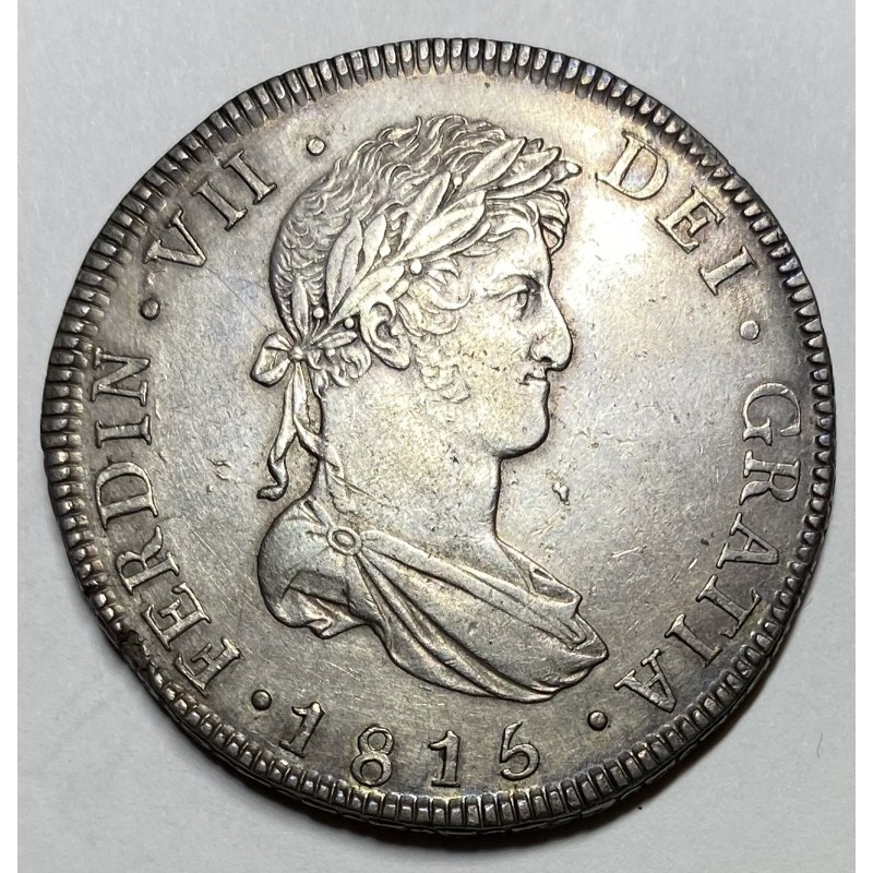 8 REALES FERNANDO VII 1815 GUATEMALA