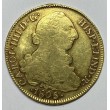 8 ESCUDOS CARLOS IV 1805 LIMA