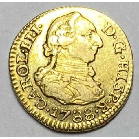 1/2 ESCUDO CARLOS III 1788 SEVILLA