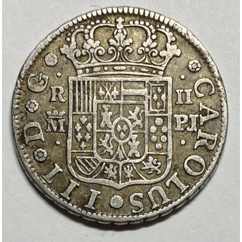 2 REALES CARLOS III 1767 MADRID