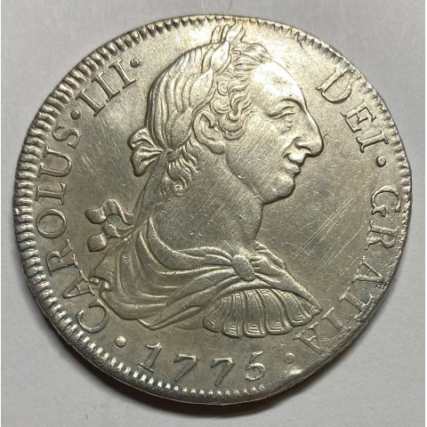 8 REALES CARLOS III 1775 MÉJICO