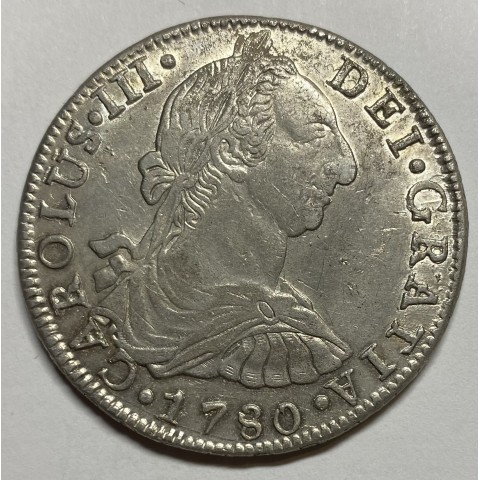 8 REALES CARLOS III 1780 POTOSÍ