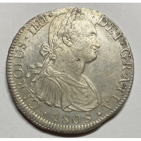 8 REALES CARLOS IV 1808 MÉJICO