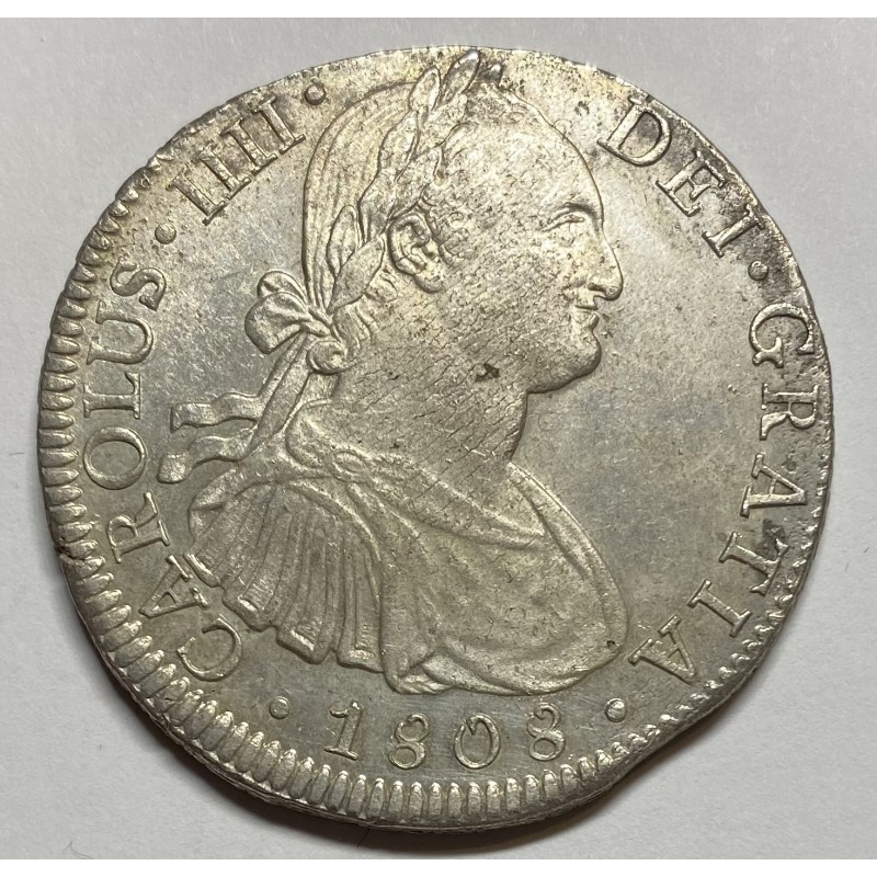 8 REALES CARLOS IV 1808 MÉJICO